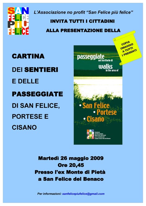 Carta dei sentieri di San Felice del Benaco